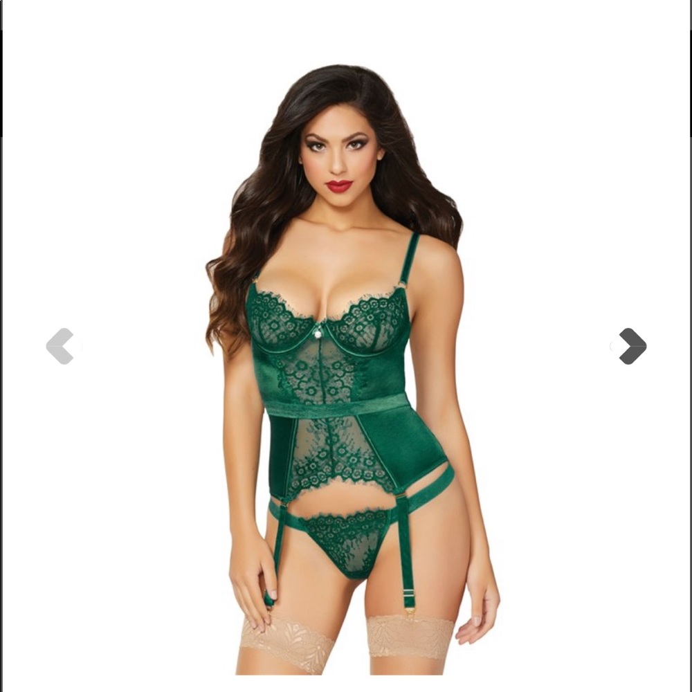 Satin & Lace Bustier